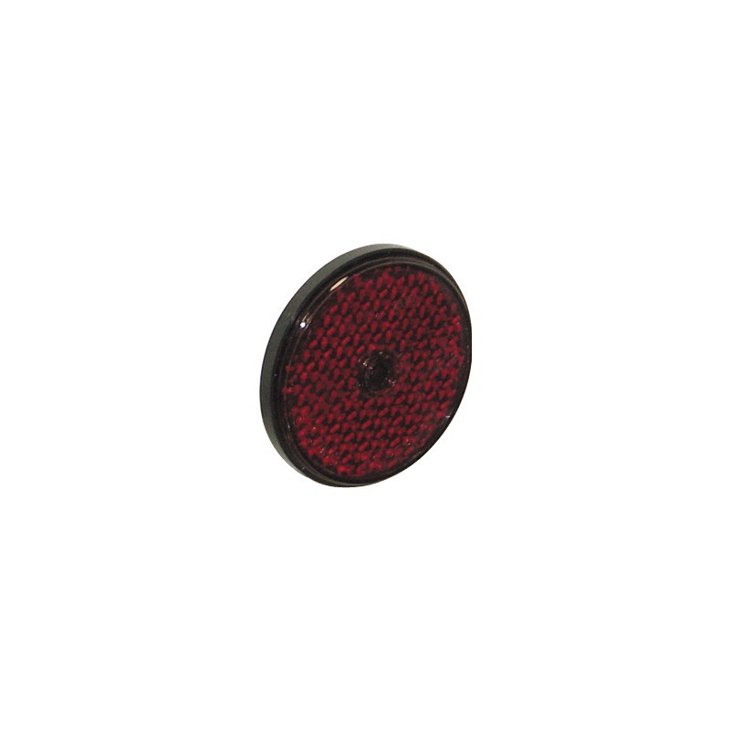 CATADIOPTRE ROND ROUGE 60MM PERCE BLISTER DE 2