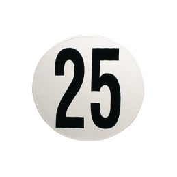 DISQUE ADHESIF LIMITATION DE VITESSE 25 KM/H BLISTER DE 5