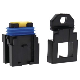 PORTE FUSIBLE ENFICHABLE STANDARD ETANCHE + FIXATION BLISTER