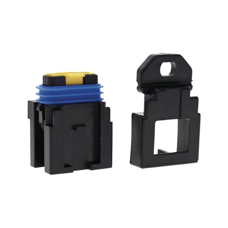 PORTE FUSIBLE ENFICHABLE STANDARD ETANCHE + FIXATION BLISTER