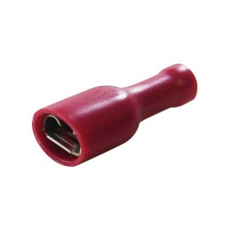 COSSE PLATE FEMEL ISOLEES ROUGE   (BOX DE 15)