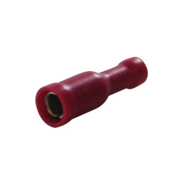 COSSE RONDE FEMELLE ROUGE 4MM BLISTER DE 17