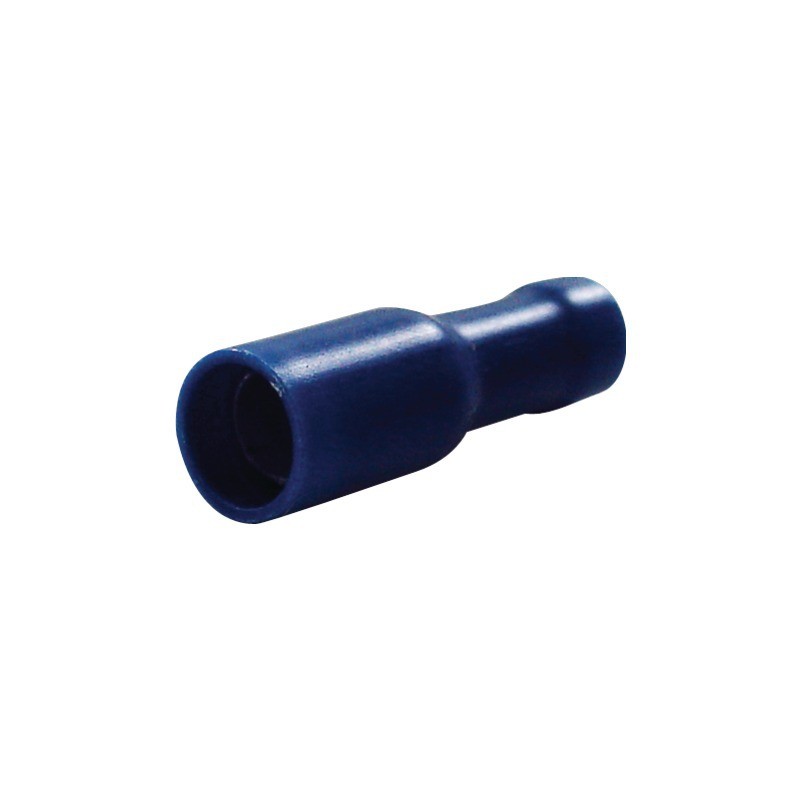 COSSE RONDE FEMELLE BLEU 4MM BLISTER DE 16