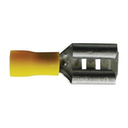 COSSES PLATES FEMELLE 9,5mm JAUNE (BOX DE 10)