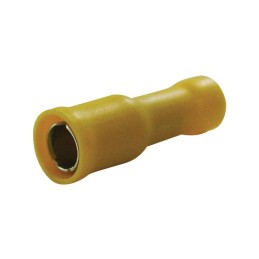COSSE RONDE FEMELLE JAUNE 5MM BLISTER DE 14