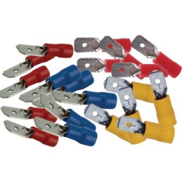 COSSE PLATE MALE ISOLEE (ASSORTIMENT DE 20)