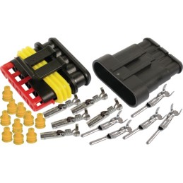 CONNECTEUR MALE FEMELLE 5 VOIES AMP SUPERSEAL 1,5 MM BLISTER