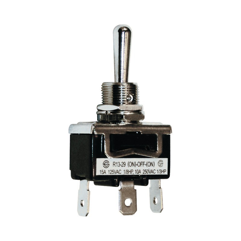 INTERRUPTEUR A LEVIER METAL 3 POSITIONS MOM-OFF-MOM BLISTER