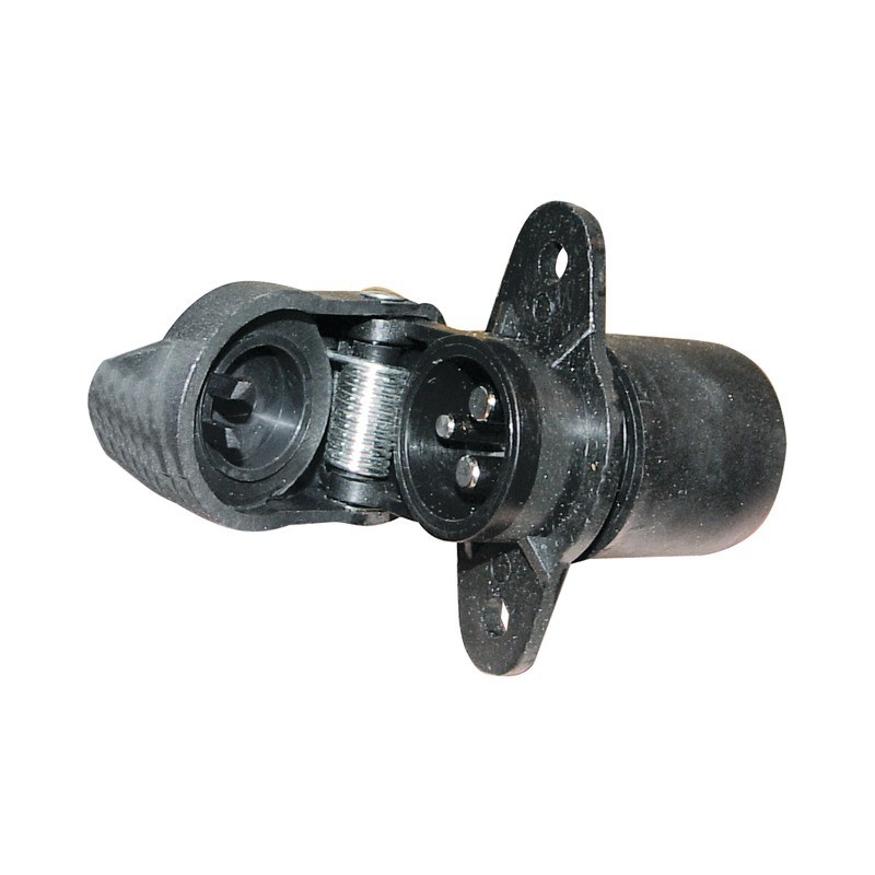 SOCLE 3 PLOTS FIXATION 2 TROUS 3 PLOTS RONDS MALES BLISTER