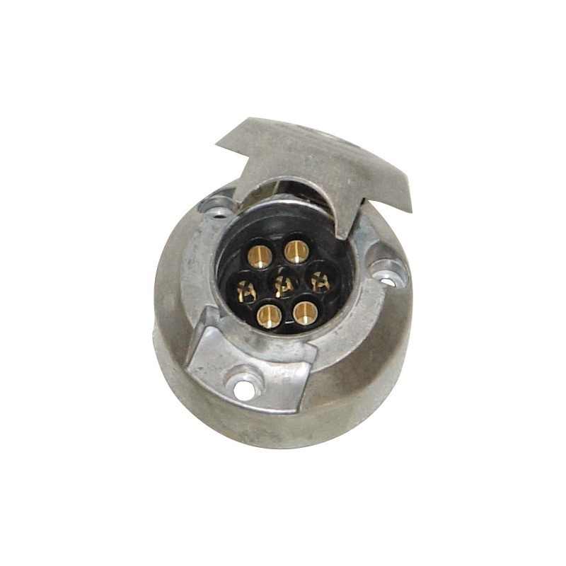 SOCLE 7 PLOTS FEMELLE ALU               (BOX)