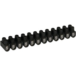 BARRETTES DE 12 DOMINOS NOIR 16MM² (BOX DE 2)