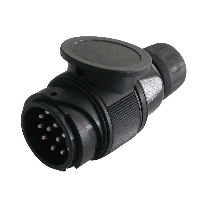 PRISE FICHE MALE 13 PLOTS PLASTIQUE    JAEGER