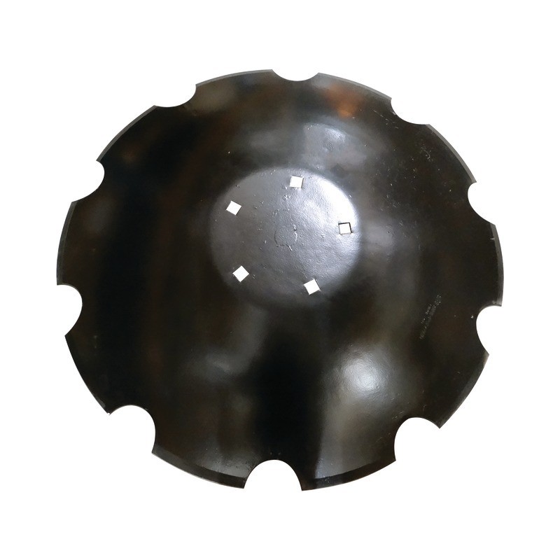 DISQUE CRENELE FOND PLAT Ø610X5 5 TROUS TYPE AGRISEM AGRIPOWER