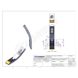 BEC DE DECHAUMAGE 260X50X20 CARB Vaderstad 48 88441 recharg