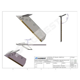 SOC ADAPTABLE KUHN 16" CARB GAUCHE 582865 AV AILERON