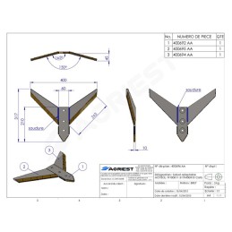 SABOT ADAPTABLE ACTISOL 19100011 317X400X10 C CARB