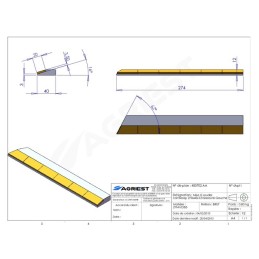 MISE A SOUDER CONTRESEP270X40X12 BISEAUTE G C CARB