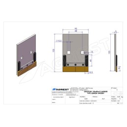 GRATTOIR 130X90X5 CARBURE LEMKEN 3492001