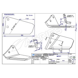 AILETTE ADAPTABLE VADERSTAD 200X100X12 475.00 STAD