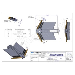 SOC DECOMPACTEUR ADAPT KUHN LG 280mm K1800290 0 CARB.