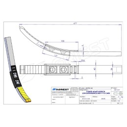 BEC DE DECHAUMAGE ADAPT.HORSCH 00311113 LOW D DISTURBANCE CARB