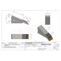 SABOT SOUS SOLEUR ADAPT QUIVOGNE 23 + rech CA ARB