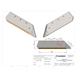 SOC ADAPTABLE KV 18" CARB DROIT 073006D
