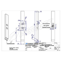 BEC DE DECHAUMAGE 425X50X20 CARB Vaderstad 47 73698
