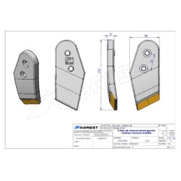 POINTE ADAPTABLE HUARD XLCARBURE GAUCHE