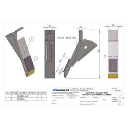 SABOT SOUS SOLEUR ADAPT ALPEGO CRAKER E04625 CARB