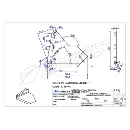 AILETTE ADAPTABLE HORSCH 125X100X12  34060855 CH