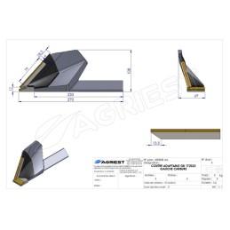 COUTRE ADAPTABLE GB 172323 GAUCHE CARBURE