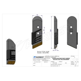POINTE ADAPTABLE RABE CARBURE GAUCHE RECHARGE E