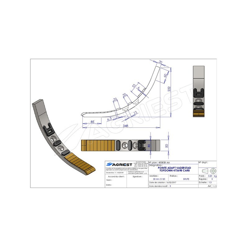 BEC DE DECHAUMAGE ADAPT.VADERS 473698 TOPDOWN N CARB