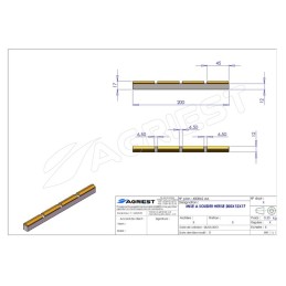 MISE A SOUDER HERSE 200X12X17