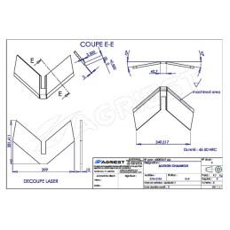 AILERON DECHAUMAGE ADAPTABLE Kockerling 50602 25 380mm CARB