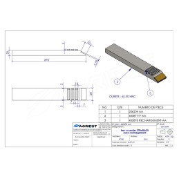 BEC A SOUDER 370X60X25 RECHARG CARB