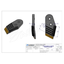 POINTE ADAPTABLE KUHN XLCARBURE DROIT RECHARG GE