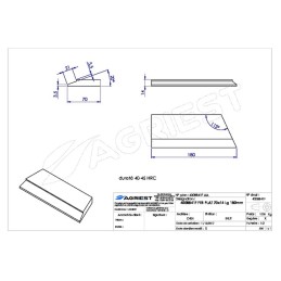 AILERON A SOUDER 180X70X14 D AGRISEM
