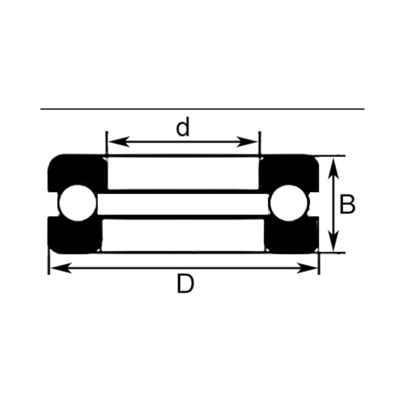 BUTEE A BILLES SIMPLE EFFET 51102 - NTN