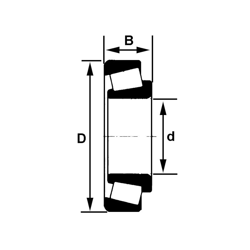 ROULEMENT A ROULEAUX CONIQUE  09067/09195