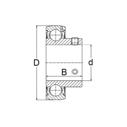 ROULEMENT DE PALIER AS 203
