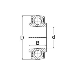 ROULEMENT DE PALIER UK211