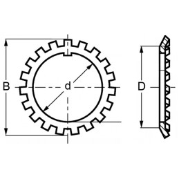 RONDELLE FREIN MB 07 POUR MANCHON