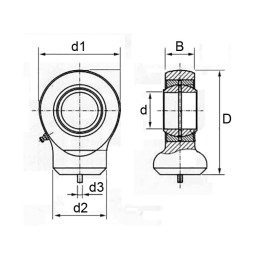 ROTULE LISSE GK 25 DO
