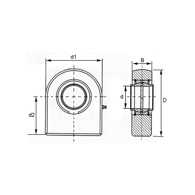 ROTULE LISSE GF 30 DO