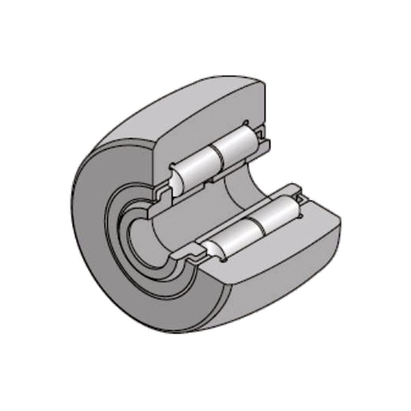 ROULEMENT A GALETS 20X47X25 NUTR204X/3AS NTN
