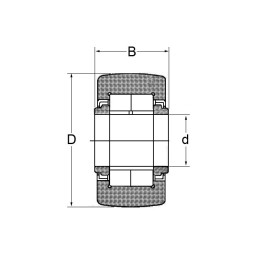 ROULEMENT A GALETS 20X47X25 NUTR204X/3AS NTN