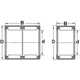 ROULEMENT A AIGUILLES 75X105X35
