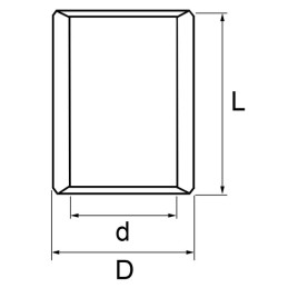 BAGUE BRONZE FENDUE 45X50X50 (31025537)  NAUD